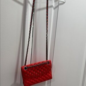 Rebecca minkoff Elegant Red Quilted Chain Shoulder Bag